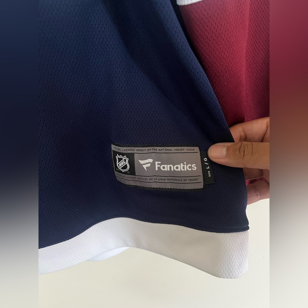 2021 Fanatics Colorado Avalanche Alternate Breakaway NHL Hockey Jersey Size L - Picture 6 of 7
